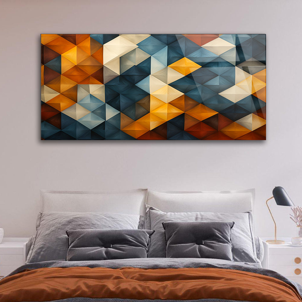 Colorful Kaleidoscope: Abstract Wall Elegance