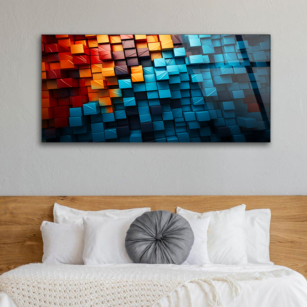 Abstract Chroma: Swirling Wall Masterpiece