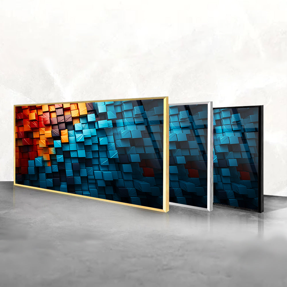 Abstract Chroma: Swirling Wall Masterpiece