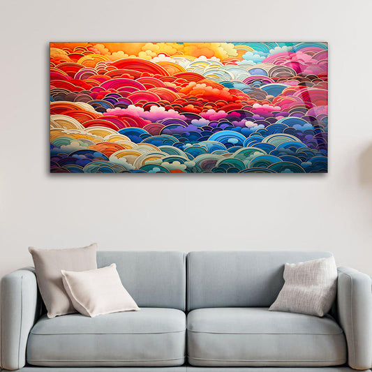 Dynamic Color Currents: Abstract Wall Euphoria