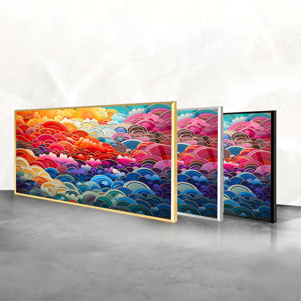 Dynamic Color Currents: Abstract Wall Euphoria
