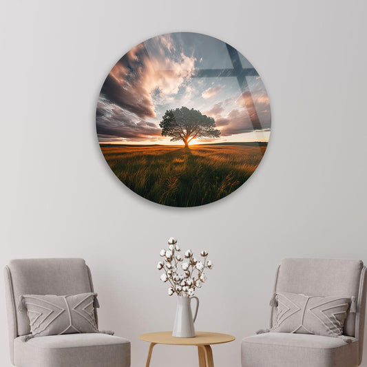 Countryside Sunset Serenity Wall Decor