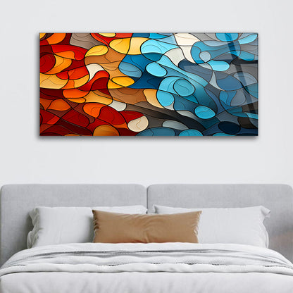 Color Burst Swirls: Mesmerizing Wall Art