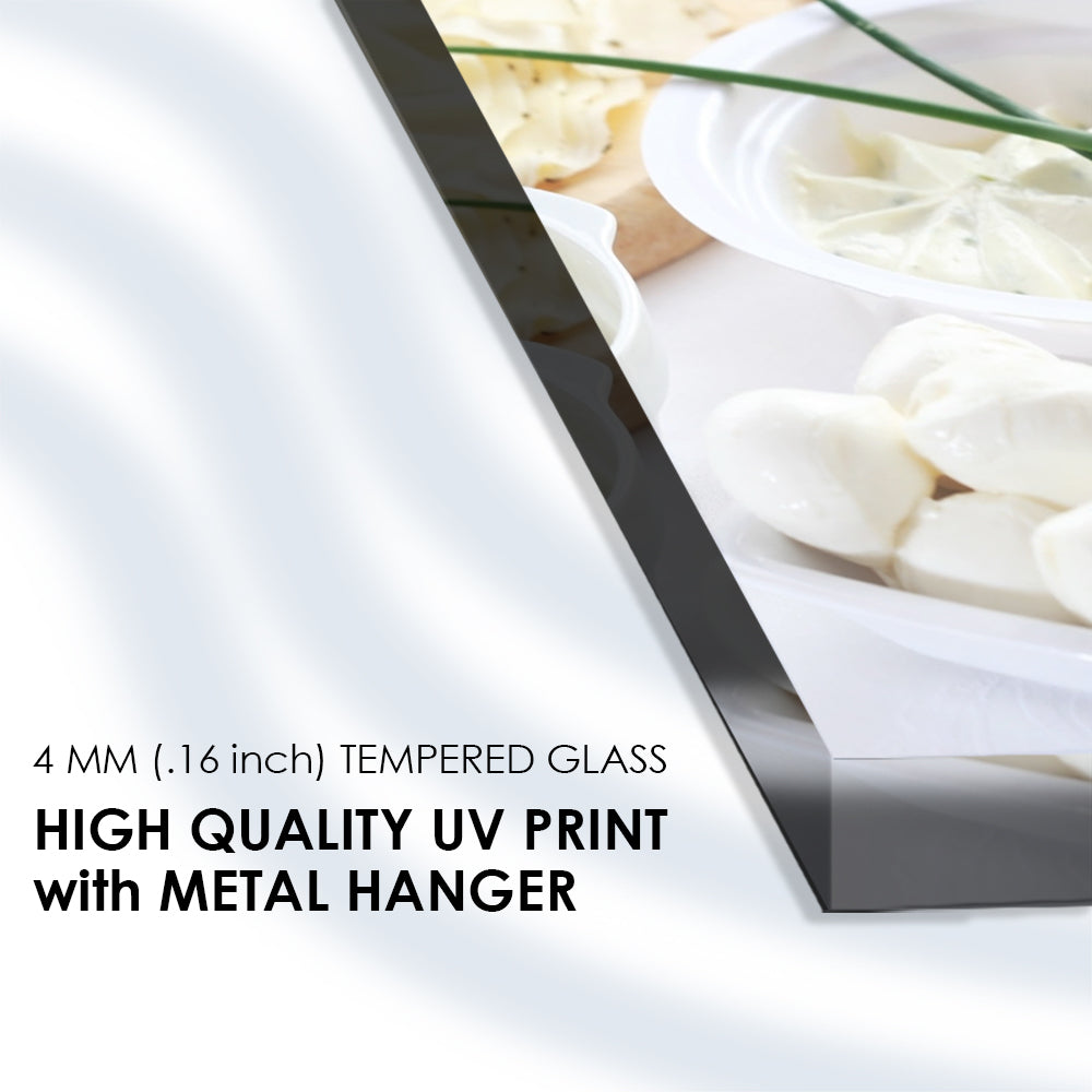 Turkish Cheese Delicacies: Tempered Glass Concept