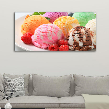 Sprinkles Ice Cream Delight: Tempered Glass Art