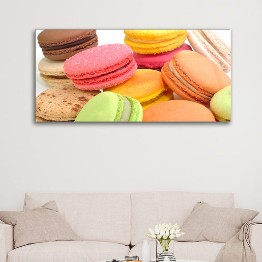 Colorful Macaroon Delight: Tempered Glass Art