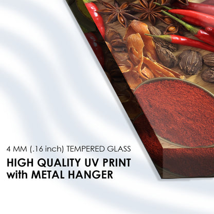 Fiery Culinary Creations: Tempered Glass Kitchen Elegance