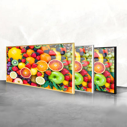 Fresh Mixed Fruits Feast: Kitchen Frame Extravaganza