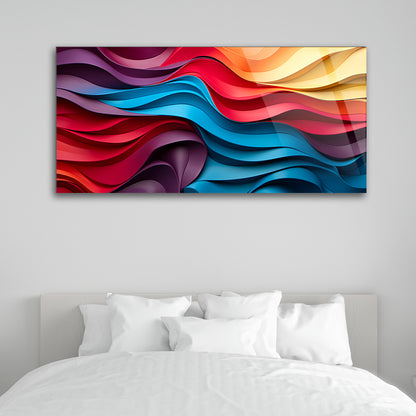 Abstract Color Cyclone: Wall Art Marvel