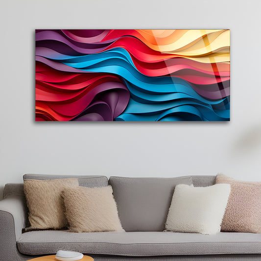 Abstract Color Cyclone: Wall Art Marvel