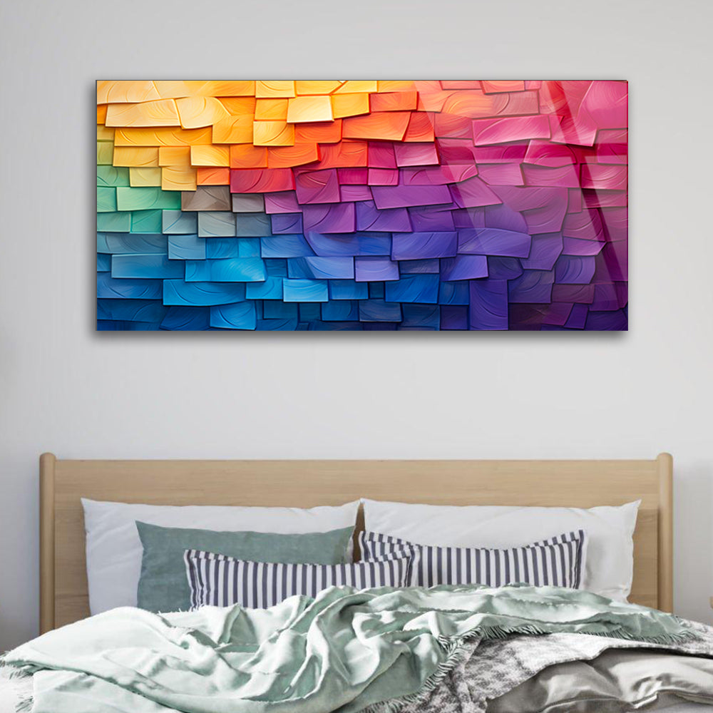 Swirling Prism: Abstract Wall Enchantment