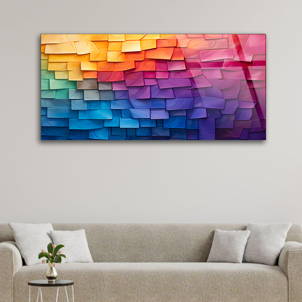 Swirling Prism: Abstract Wall Enchantment