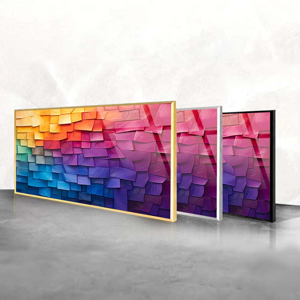 Swirling Prism: Abstract Wall Enchantment