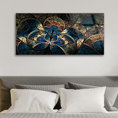 Abstract Mosaic Design: Aesthetic Beauty on Glass