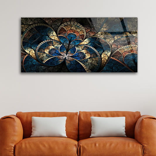 Abstract Mosaic Design: Aesthetic Beauty on Glass
