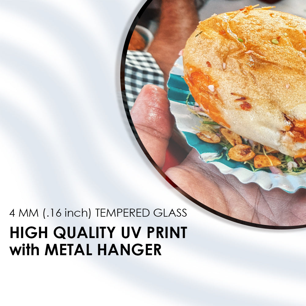 Dabeli Street Feast Tempered Glass Piece