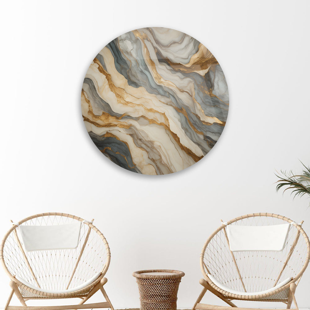 Marble Chromatic Dream Glass Wall Decor