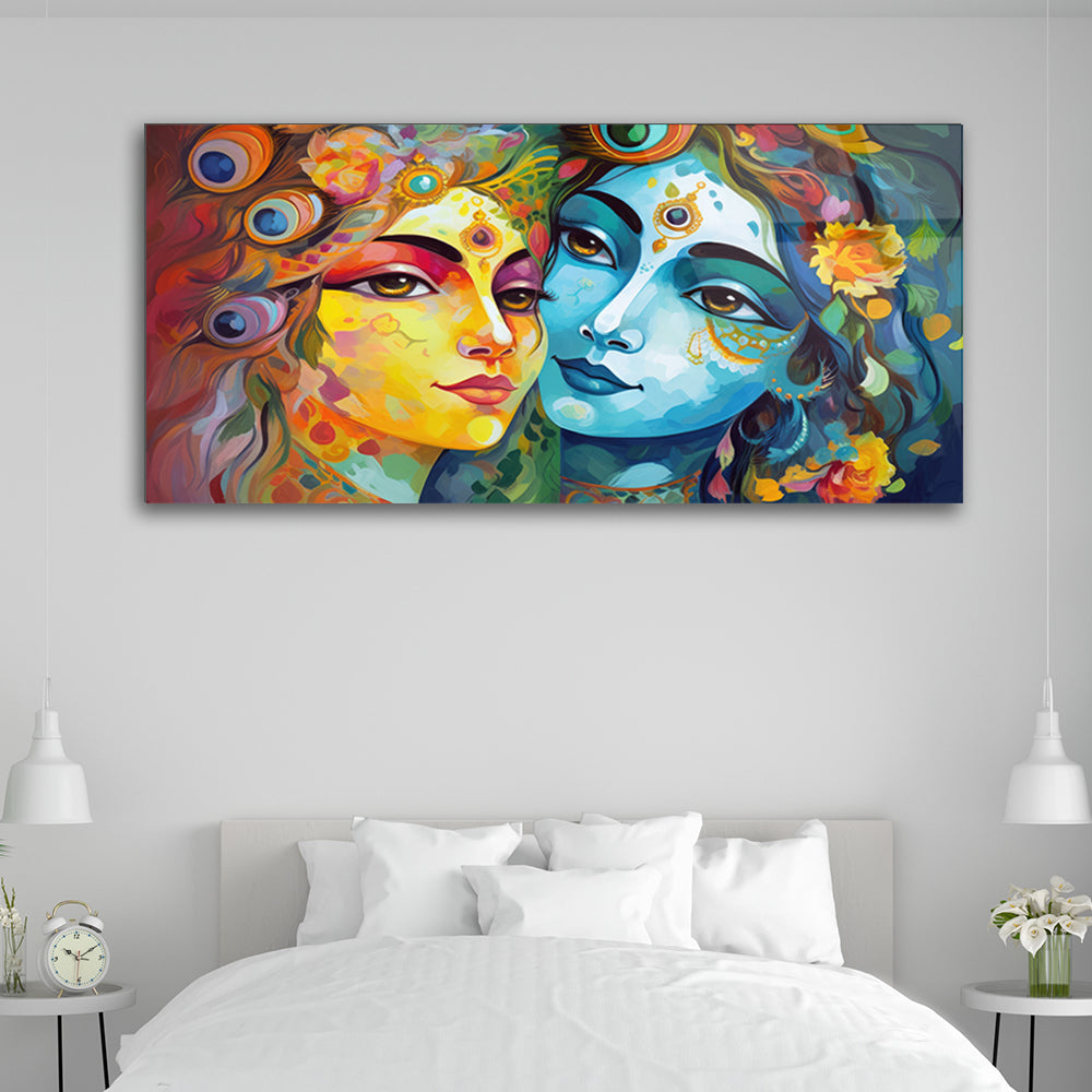 Divine Connection: Shree Krishna and Radha Artistry