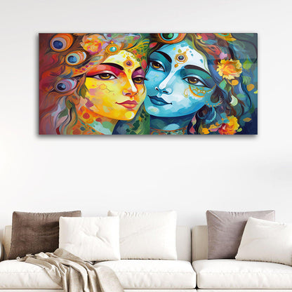 Divine Connection: Shree Krishna and Radha Artistry