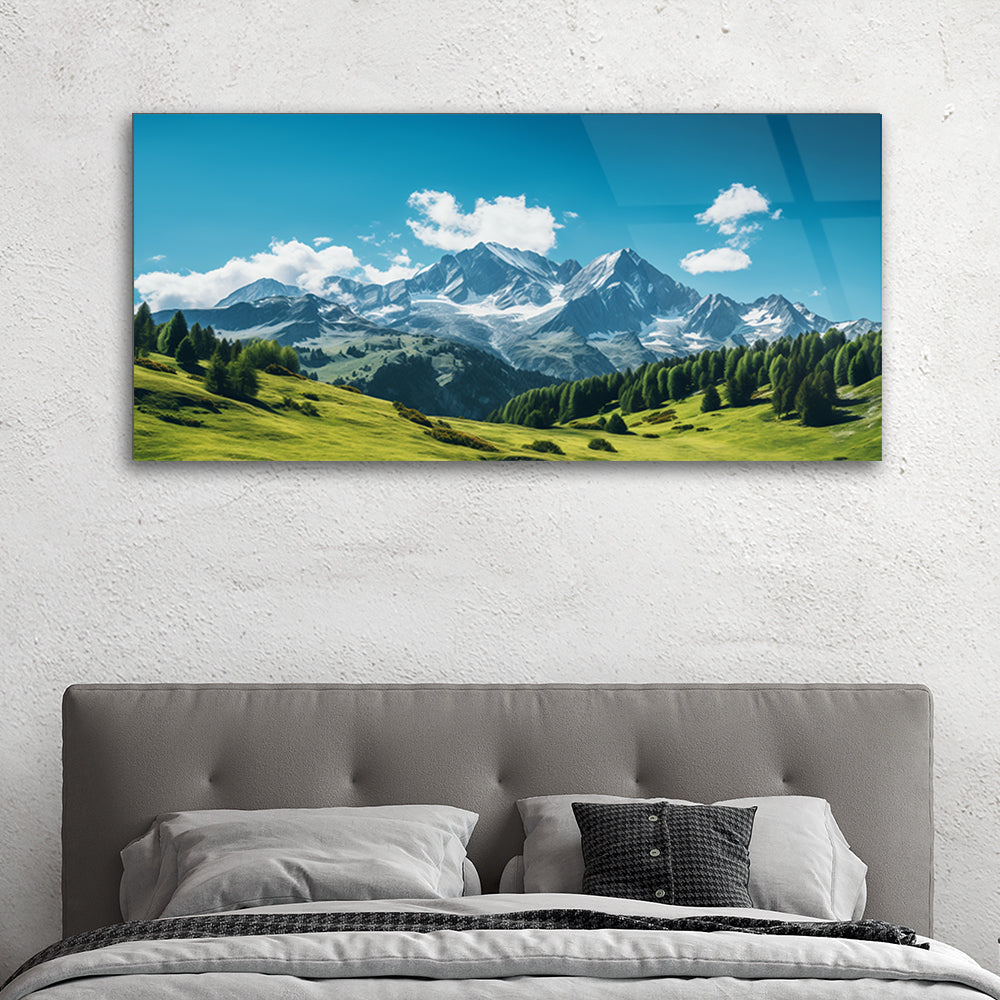 Dolomite Dreams: Summer Views in the Dolomites on Tempered Glass