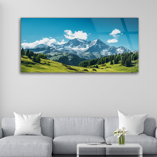 Dolomite Dreams: Summer Views in the Dolomites on Tempered Glass