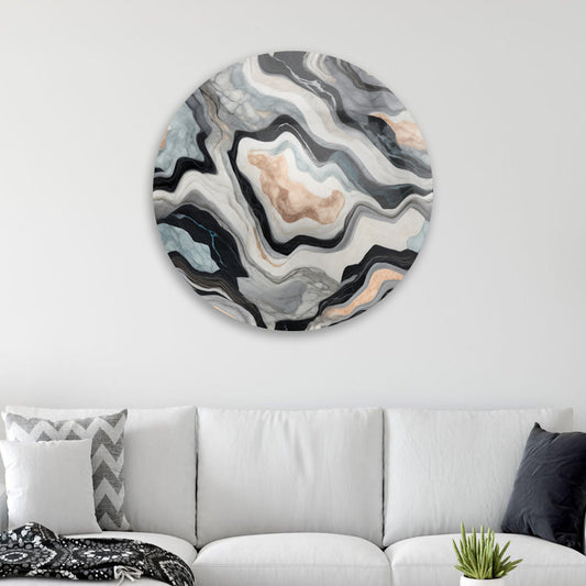 Smoky Marble Sophistication Wall Art