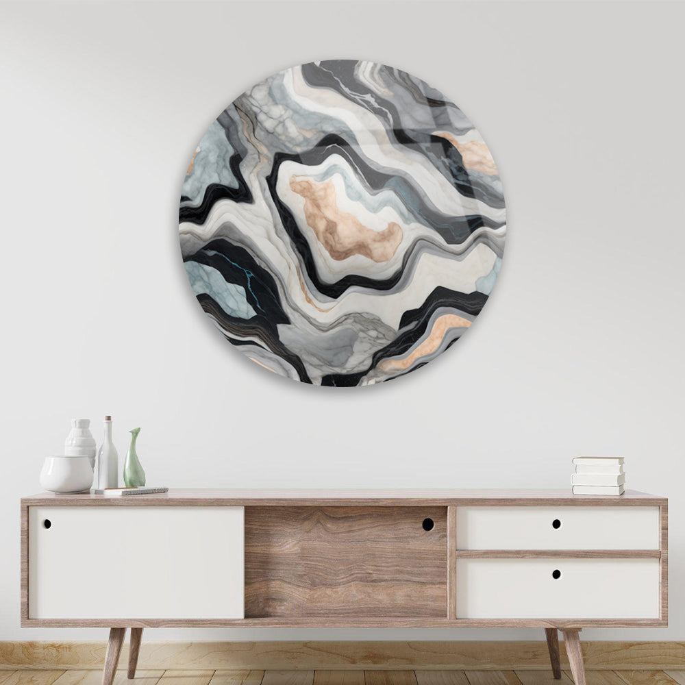 Smoky Marble Sophistication Wall Art