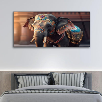 Ornate Beauty: Decorated Elephant