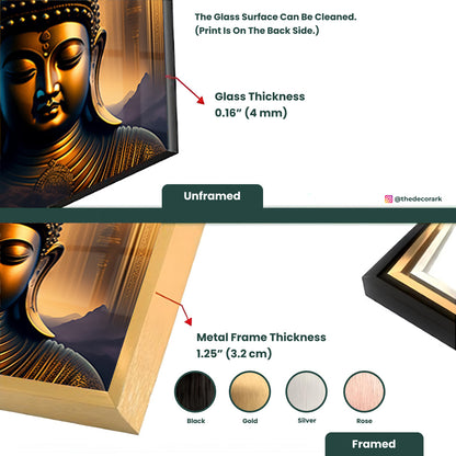 Golden Serenity: Buddha with AI-Generated Gold Touch