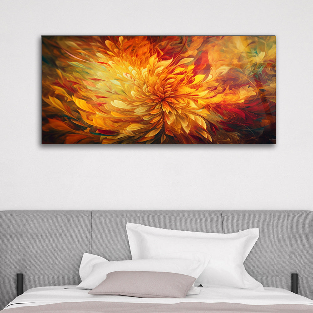 Floral Symphony: Multi-Colored Flower Painting