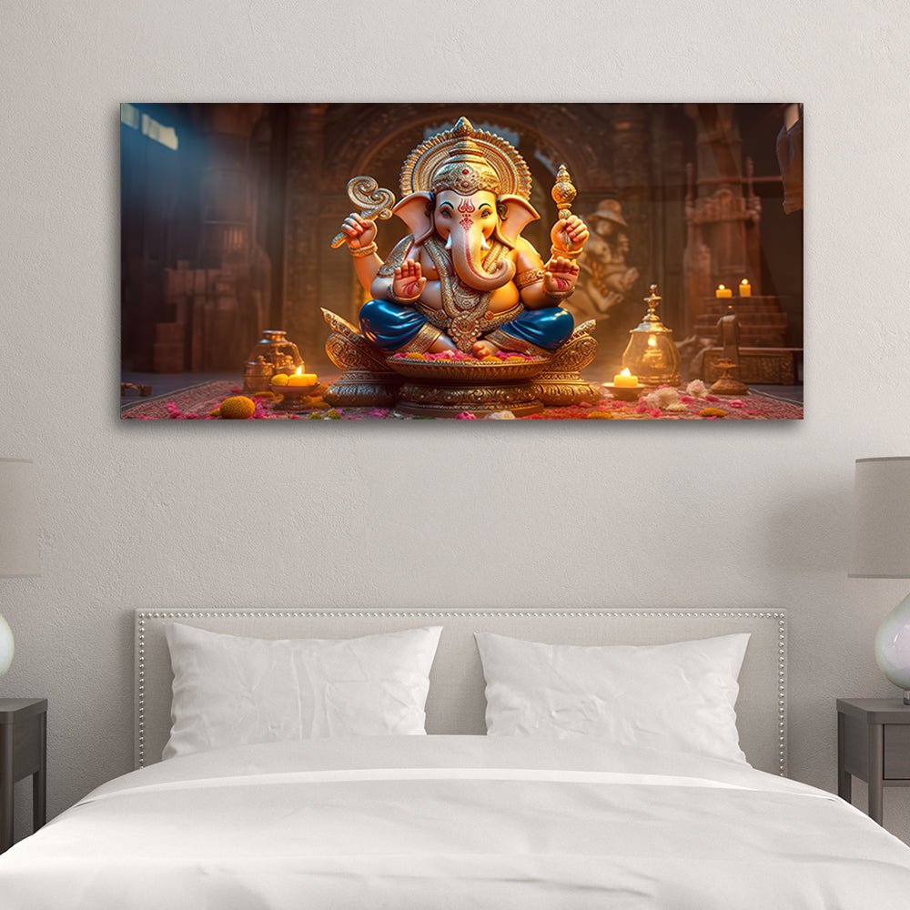 Celestial Tranquility: Lord Ganesh Murti