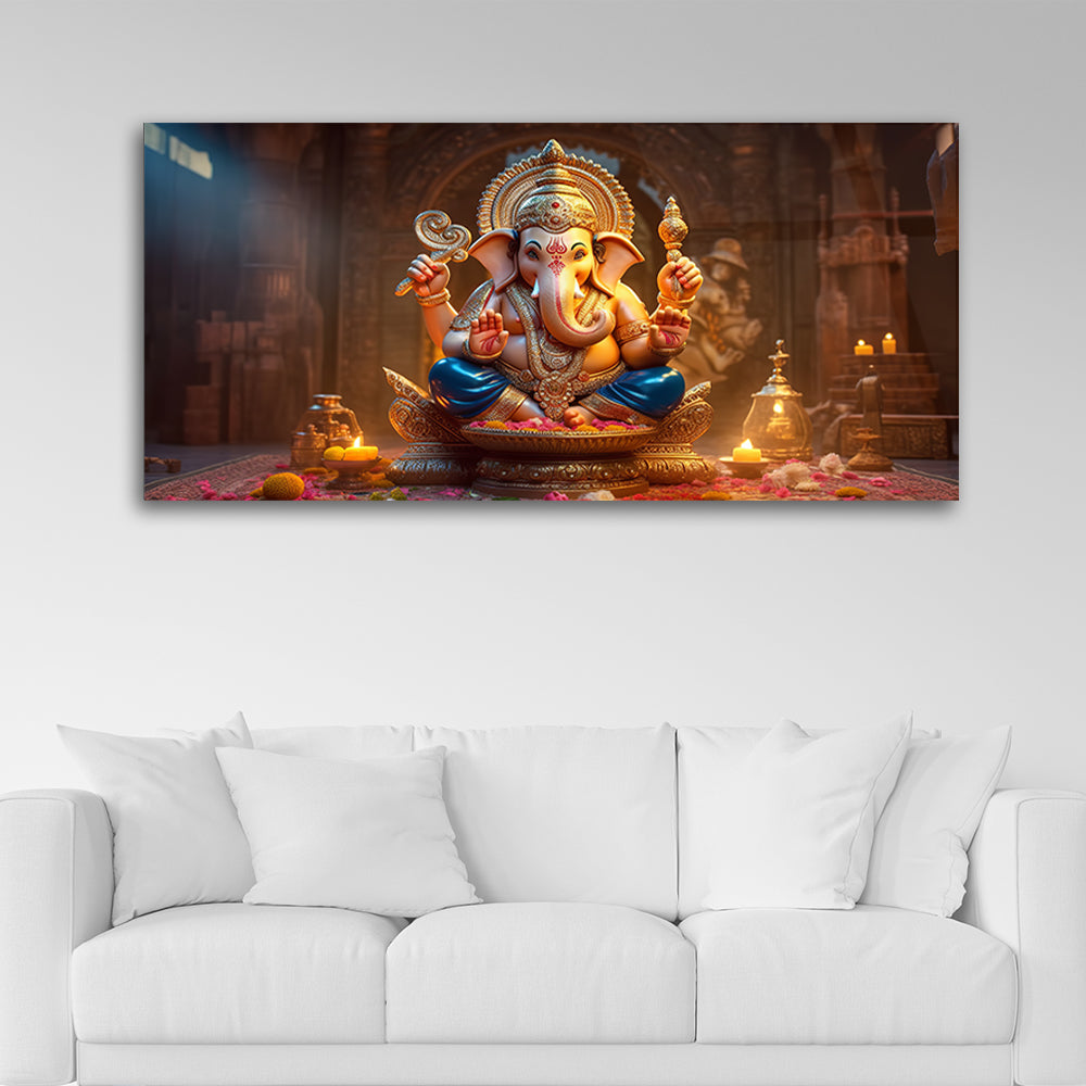 Celestial Tranquility: Lord Ganesh Murti