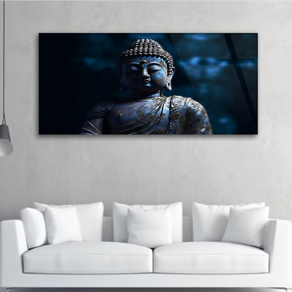 Eyes of Contemplation: Meditative Buddha Statue in Art