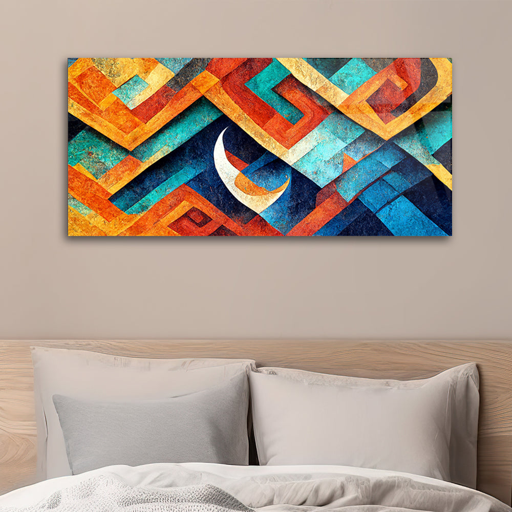 Mayan Majesty: Abstract Art Inspired by Mayan Style