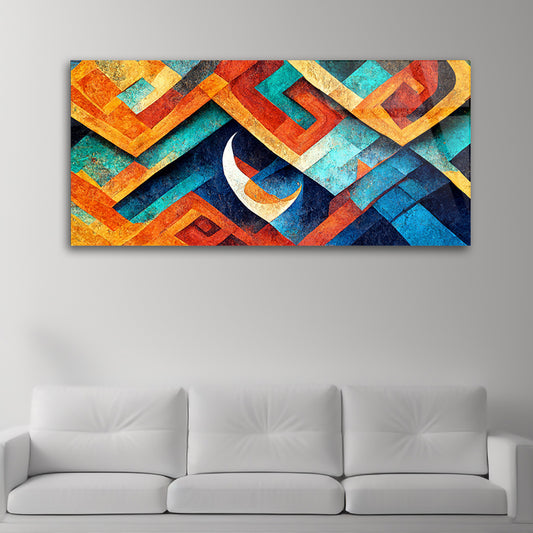 Mayan Majesty: Abstract Art Inspired by Mayan Style