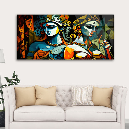 Divine Love Story: Hindu Gods in Captivating Art