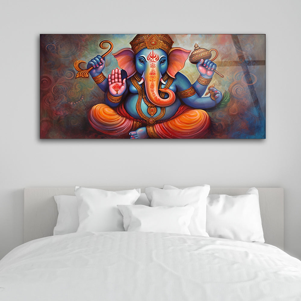 Ganesha's Portrait: Artist's Interpretation