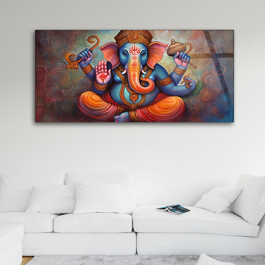 Ganesha's Portrait: Artist's Interpretation