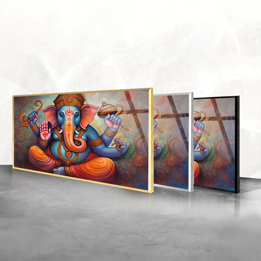 Ganesha's Portrait: Artist's Interpretation