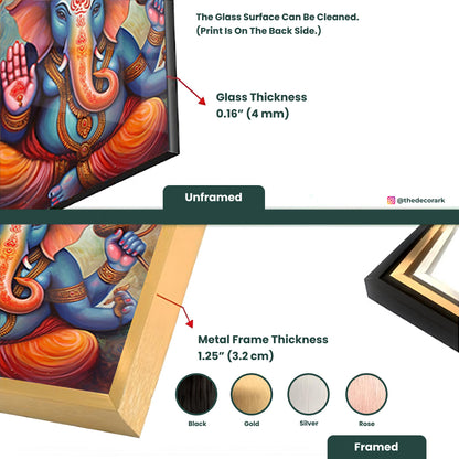 Ganesha's Portrait: Artist's Interpretation