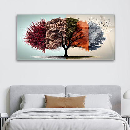 Autumn Serenade Wall Art Graceful Fall Leaves