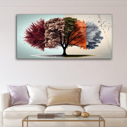 Autumn Serenade Wall Art Graceful Fall Leaves