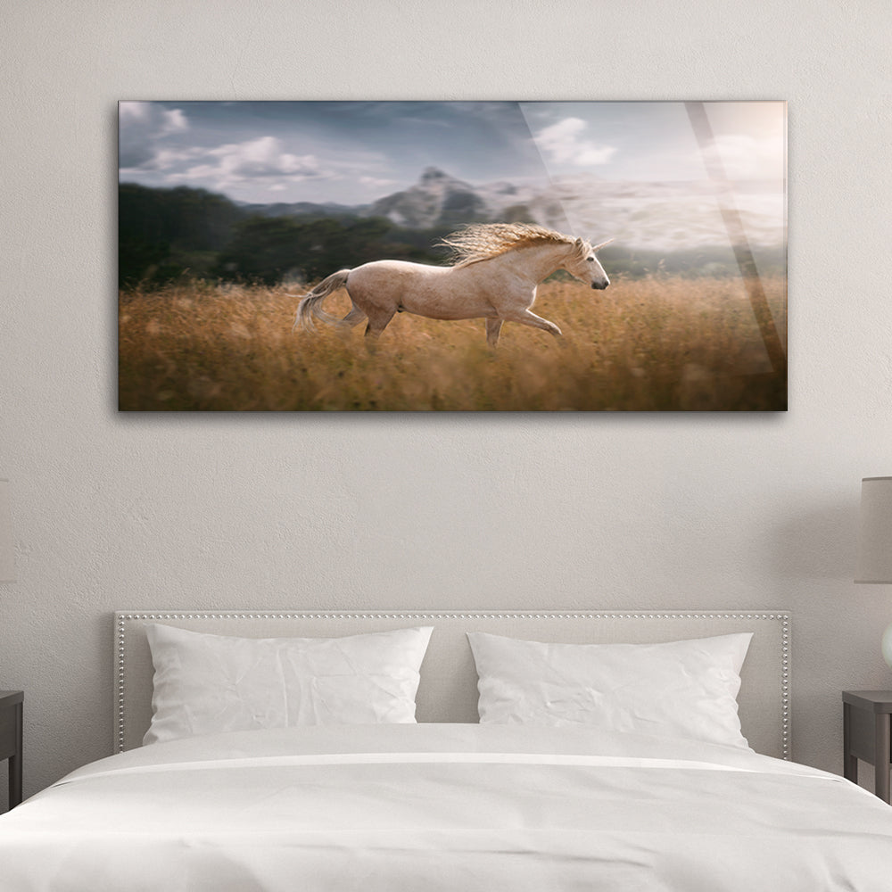 Enchanted Unicorn: Wall Art Magical Horse Aura