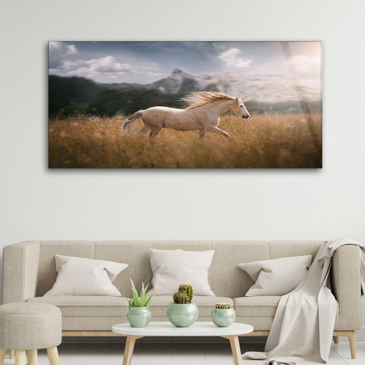 Enchanted Unicorn: Wall Art Magical Horse Aura