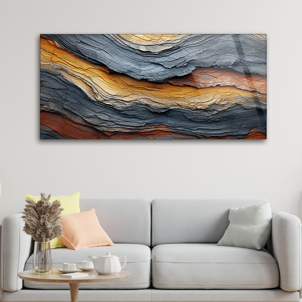 Vibrant Woodland Symphony: Wall Art Colorful Wooden Artistry