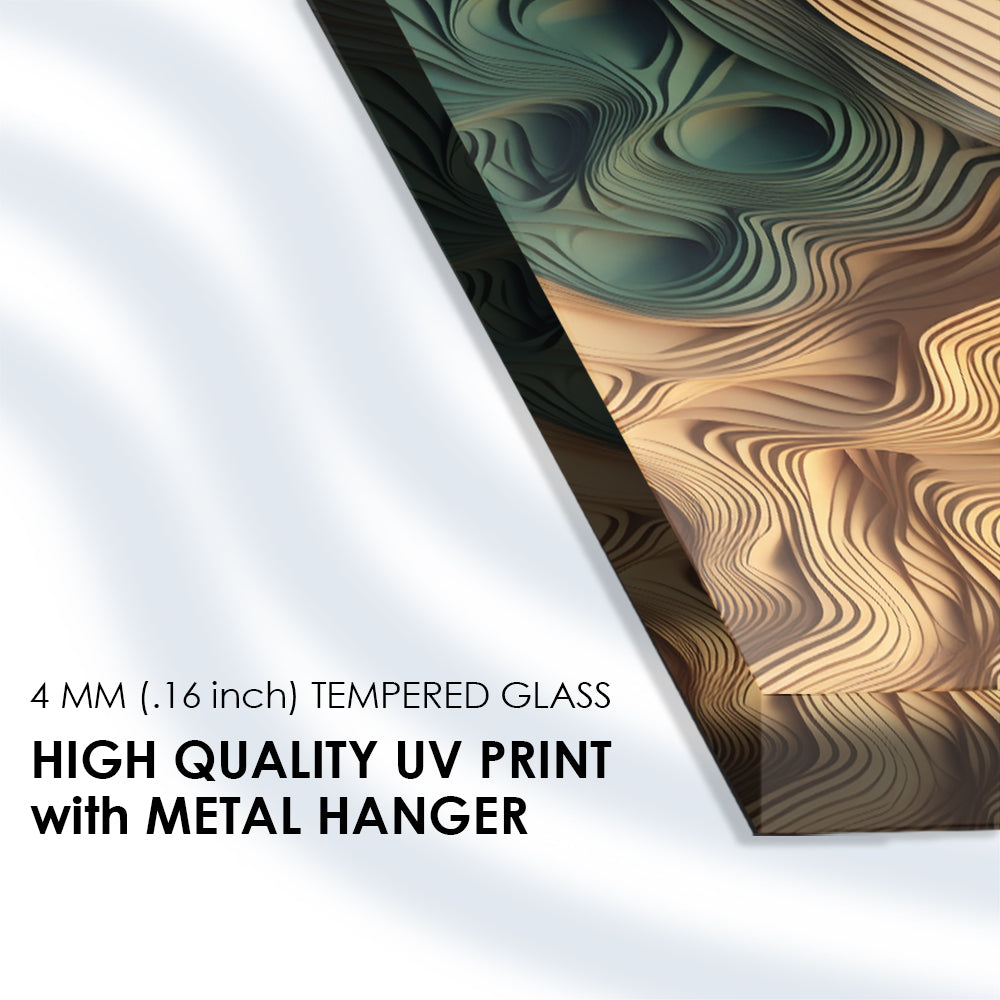 Luxurious Texture Unleashed: Tempered Glass Abstract Luxury Textures