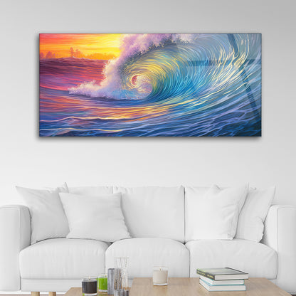 Ocean Wave Painting Art: A Stunning Coastal Creation