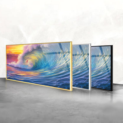 Ocean Wave Painting Art: A Stunning Coastal Creation