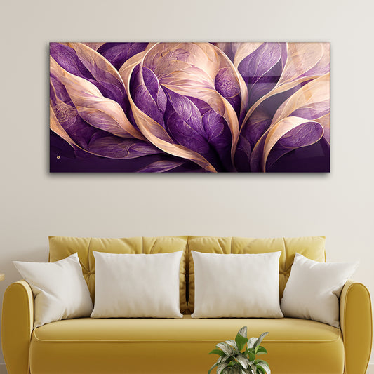 Elegant Purple Flower: Nature's Beauty in a Vivid Painting