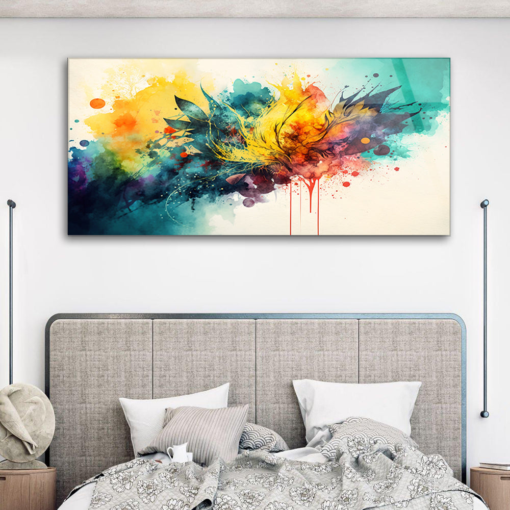 Abstract Watercolor Beauty: Expressive Artwork to Admire